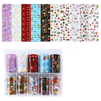10 Styles Nail Art Transfer Stickers Decals MRMJ-R129-02-1