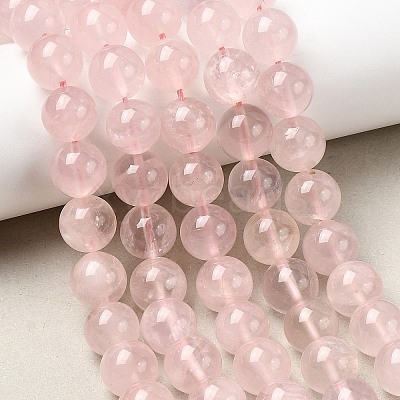 Natural Madagascar Rose Quartz Beads Strands G-B167-A03-10mm-1