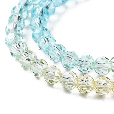 Transparent Glass Beads Strands X-GLAA-E036-07A-1