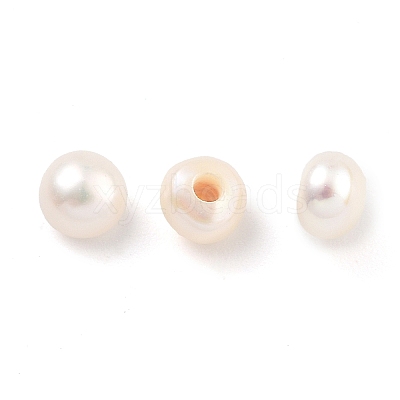 Grade 6A Natural Cultured Freshwater Pearl Beads PEAR-N018-6A-3540A-1