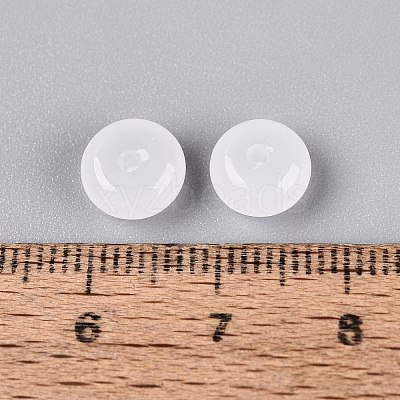 Baking Paint Imitation Jade Glass Beads GL-N006-01B-13-1