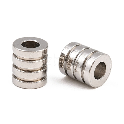 201 Stainless Steel Beads STAS-P437-10P-1