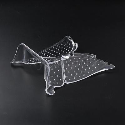Transparent Acrylic Earring Display Stands EDIS-WH0016-042-1