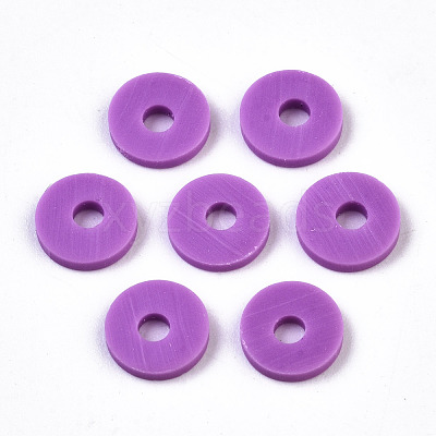 Handmade Polymer Clay Beads X-CLAY-Q251-6.0mm-112-1