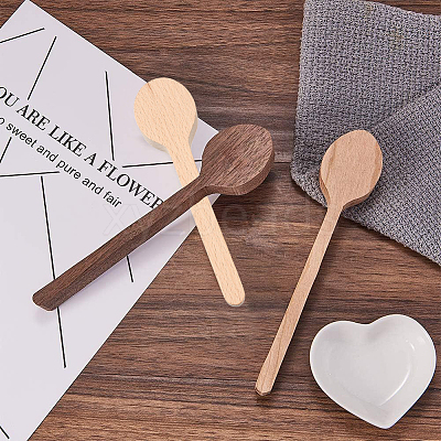 Wood Carving Spoon AJEW-GF0001-40-1
