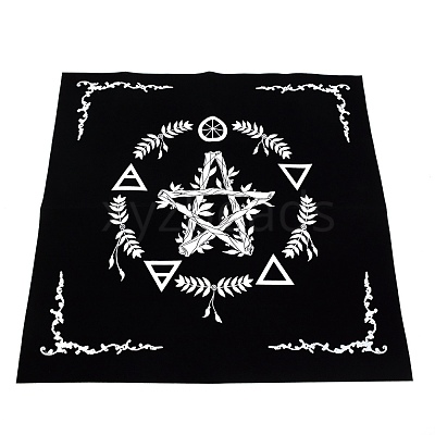 Cloth Square Altar Tarot Tablecloth AJEW-WH0023-41A-1
