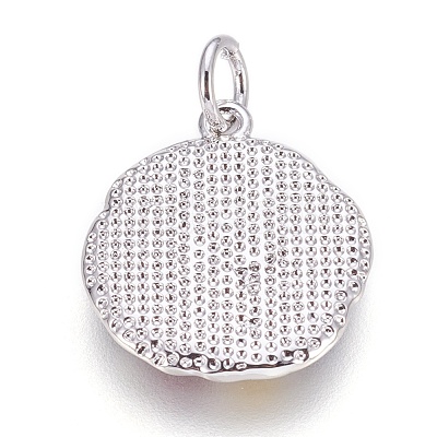 Brass Enamel Pendants KK-O113-03P-B-1