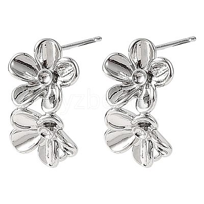SHEGRACE Brass Stud Earring Findings XGRQ64787-871P-1