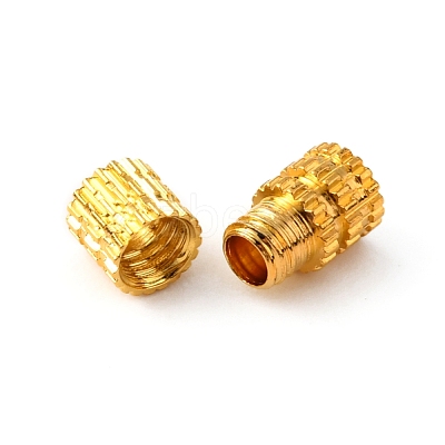 Brass Screw Clasps KK-WH0047-55G-1