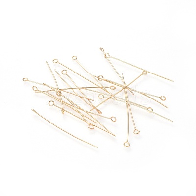 304 Stainless Steel Eye Pins X-STAS-G205-02A-G-1