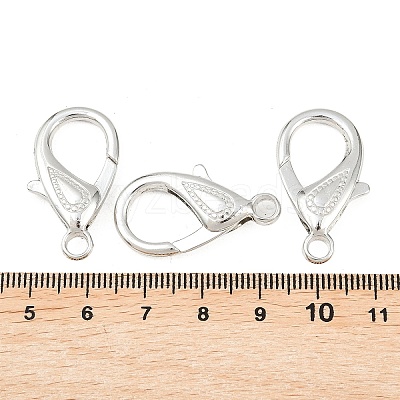 Tibetan Style Alloy Lobster Claw Clasps PALLOY-O027-P01-1