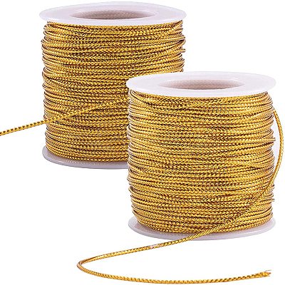 Jewelry Braided Thread Metallic Cords MCOR-PH0001-01A-1