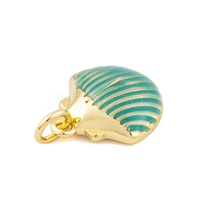 Rack Plating Brass Enamel Pendants LS-KK-P269-09G-04-1