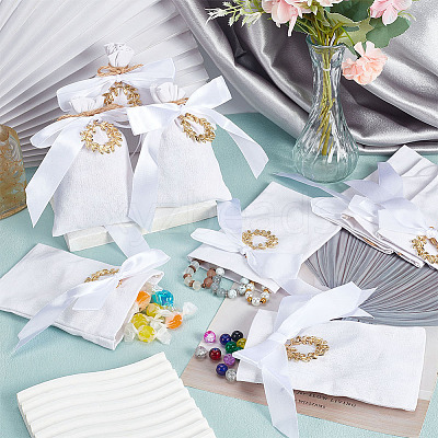 Rectangle Polyester Bags Drawstring Pouches ABAG-AB00008-1