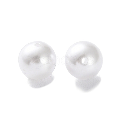 Plastic Imitation Pearl Beads FIND-M059-01C-09-1