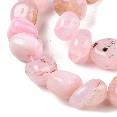 Natural Dyed & Heated Agate Beads Strands X-G-N342-65E-1