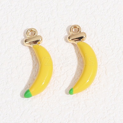 Fruit Alloy Enamel Pendants LS-ENAM-P264-02J-G-1