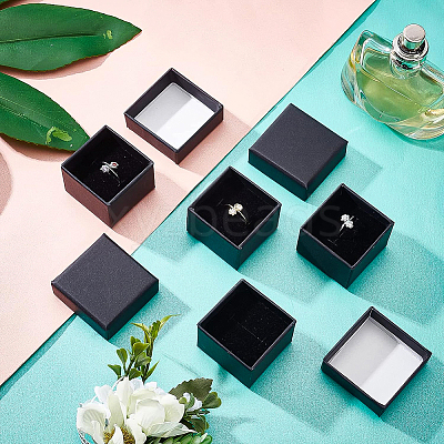 Kraft Paper Cardboard Jewelry Boxes CBOX-BC0001-13A-1