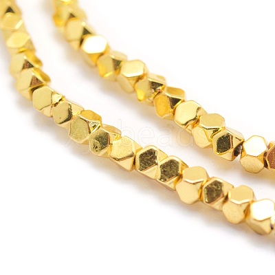 Electroplate Non-magnetic Synthetic Hematite Beads Strands G-L485-10B-G-1