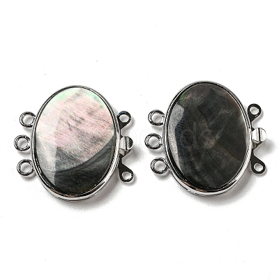 Black Lip Shell Box Clasp G-C104-02F-P-1