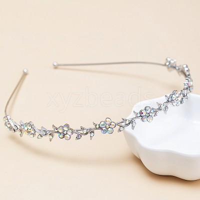Iron with Rhinestone Hair Bands for Girl PW-WG77244-07-1
