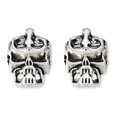 Tibetan Style Alloy Beads TIBEB-N005-091-1
