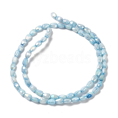 Electroplate Glass Beads Strands GLAA-D013-05C-1