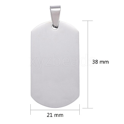 Tarnish Resistant 304 Stainless Steel Big Pendants LS-STAS-I140-19F-S-1