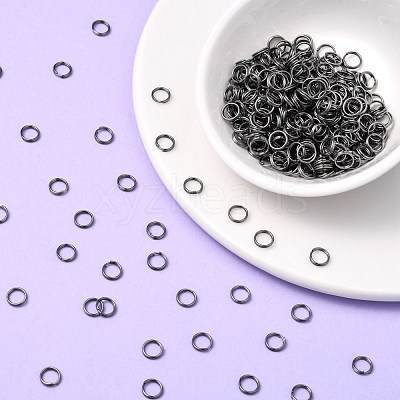 Iron Split Rings JRD6MM-01B-NF-1