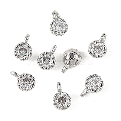 SHEGRACE Brass Pave Cubic Zirconia Charms XGRQ5K551-832P-A-1