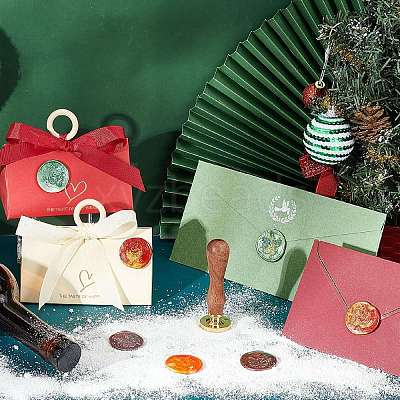 Wax Seal Stamp Set AJEW-WH0517-089-1