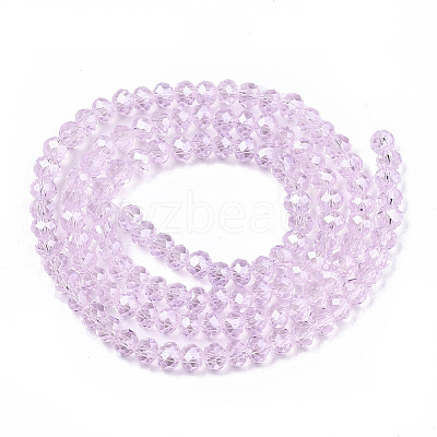 Electroplate Glass Beads Strands EGLA-A034-T10mm-A22-1