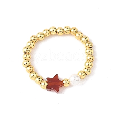 Gemstone Finger Rings RJEW-JR00959-1