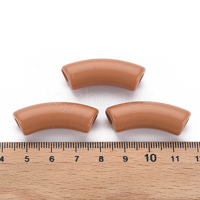 Opaque Acrylic Beads MACR-S372-001B-16-1439-1