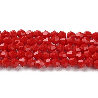 Opaque Solid Color Imitation Jade Glass Beads Strands LS-EGLA-A039-P4mm-D02-1