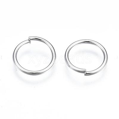 Platinum Plated Brass Open Jump Rings X-JRC10mm-NF-1