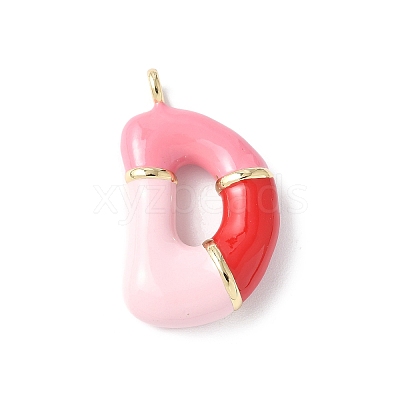 Brass Enamel Pendants KK-E093-03G-D-02-1