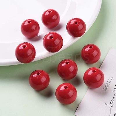 Opaque Acrylic Beads MACR-S370-C20mm-A14-1