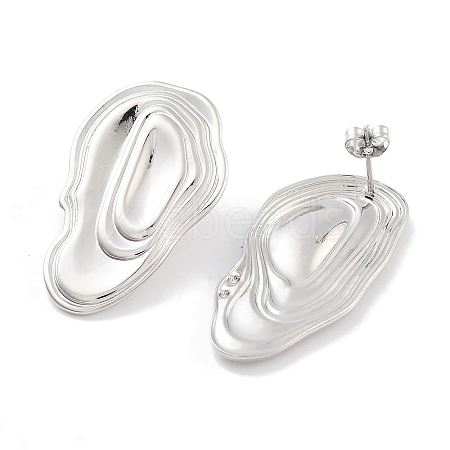 Non-Tarnish 304 Stainless Steel Stud Earrings for Women EJEW-K283-07P-1