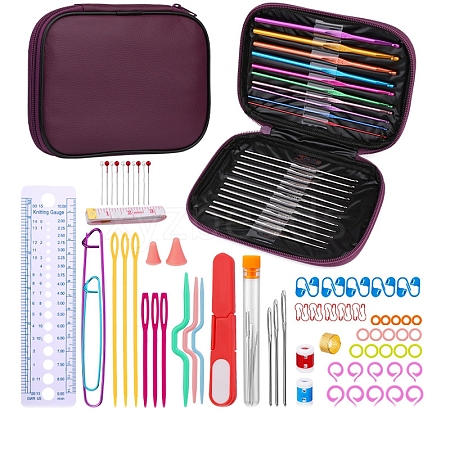 DIY Hand Knitting Craft Art Tools Kit for Beginners PW-WG932DC-01-1