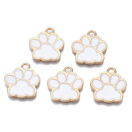 Alloy Enamel Pendants ENAM-T016-22LG-B-RS-1