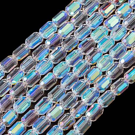 Electroplate Glass Beads Strands EGLA-D031-01Z-1