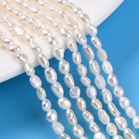 Natural Cultured Freshwater Pearl Beads Strands PEAR-N014-03F-01-1