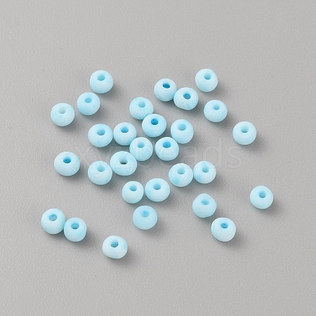 Opaque 8/0 Glass Seed Beads SEED-TAC0001-01A-11-1