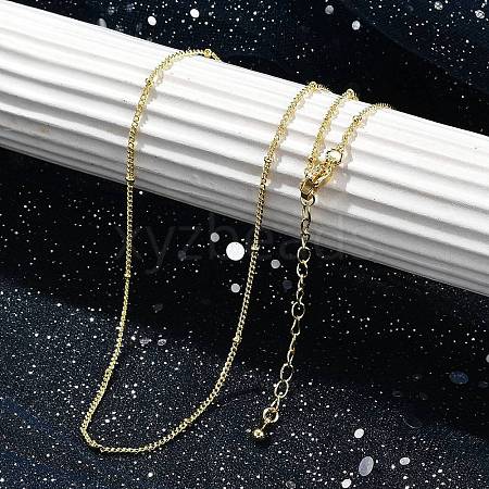 Rack Plating Brass Satellite Chain Necklaces for Women NJEW-H049-01G-1