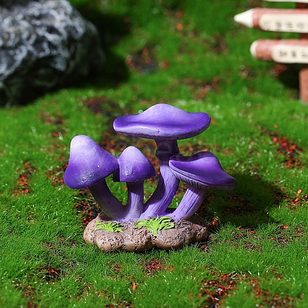 Resin Mushroom Ornaments PW-WG29028-06-1