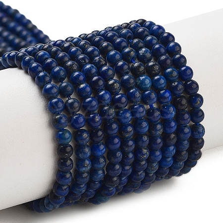 Dyed Natural Lapis Lazuli Beads Strands G-G143-A01-01-1