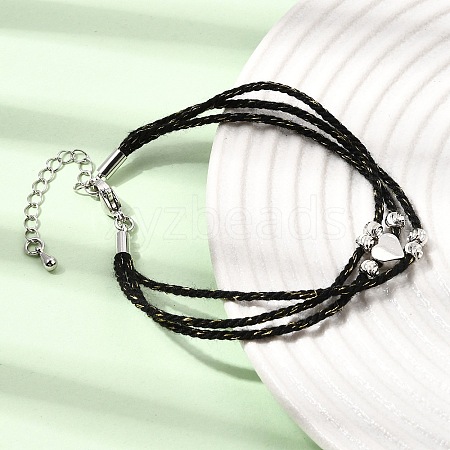 Polyester Multi-Strand Bracelets FB-CBA983F-02P-05-1