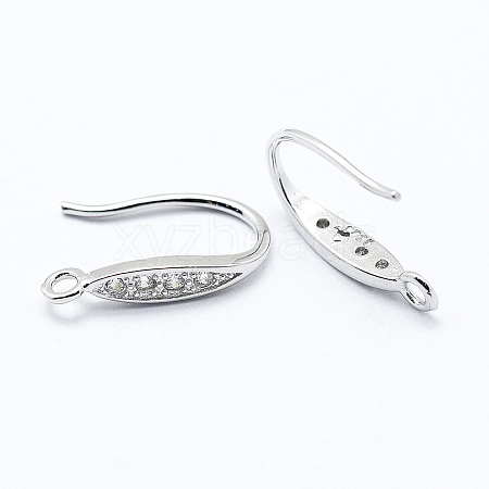 Anti-Tarnish Rhodium Plated 925 Sterling Silver STER-L054-03P-1