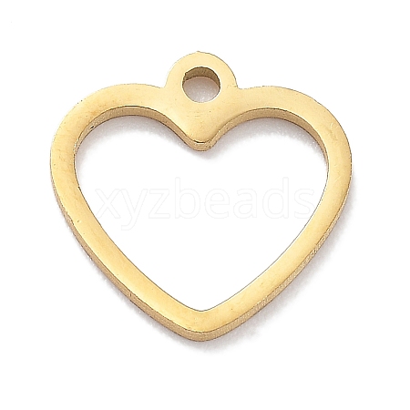 304 Stainless Steel Charms STAS-R003-01G-02-1